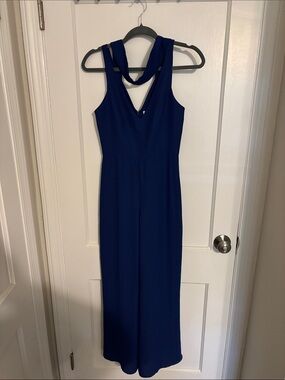 Amanda Uprichard Cobalt Jumpsuit